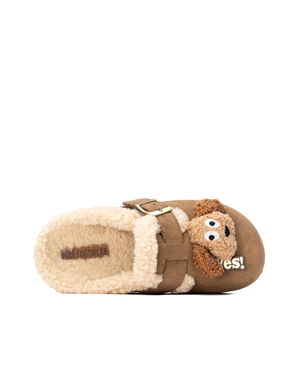 Zueco de mujer con hebilla - Xti - Beige Beige-5