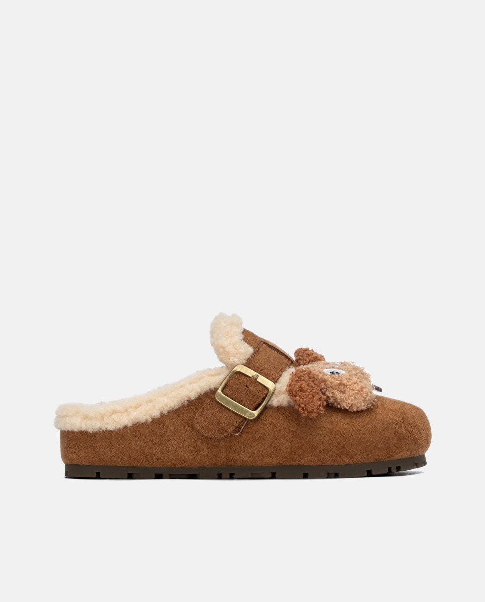 Zueco de mujer con hebilla - Xti - Camel Camel-1