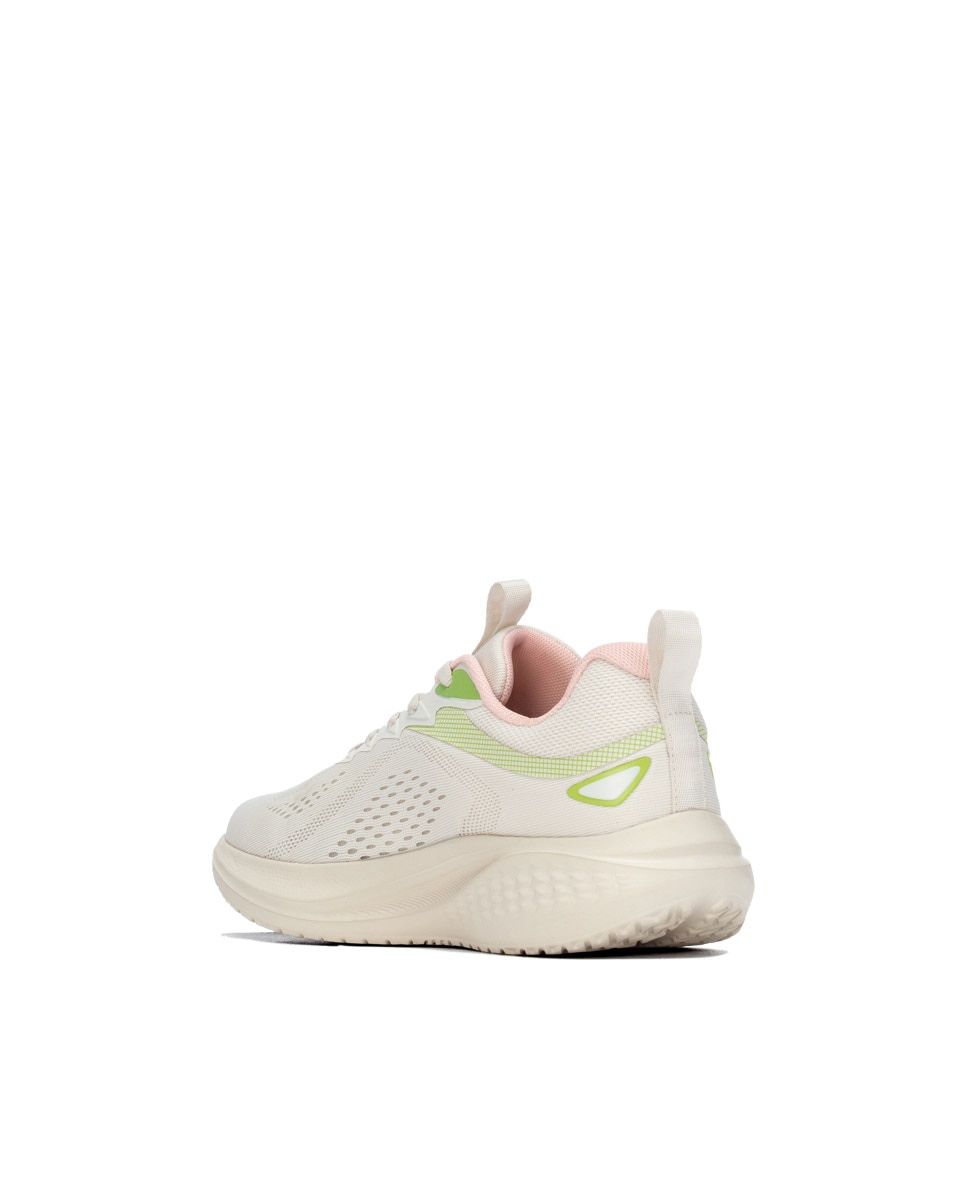 Zapatilla de mujer con cordones - Xti - Beige Beige-4