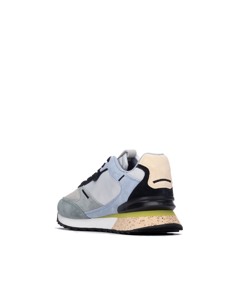 Zapatilla de mujer con cordones - Xti - Azul Azul-4