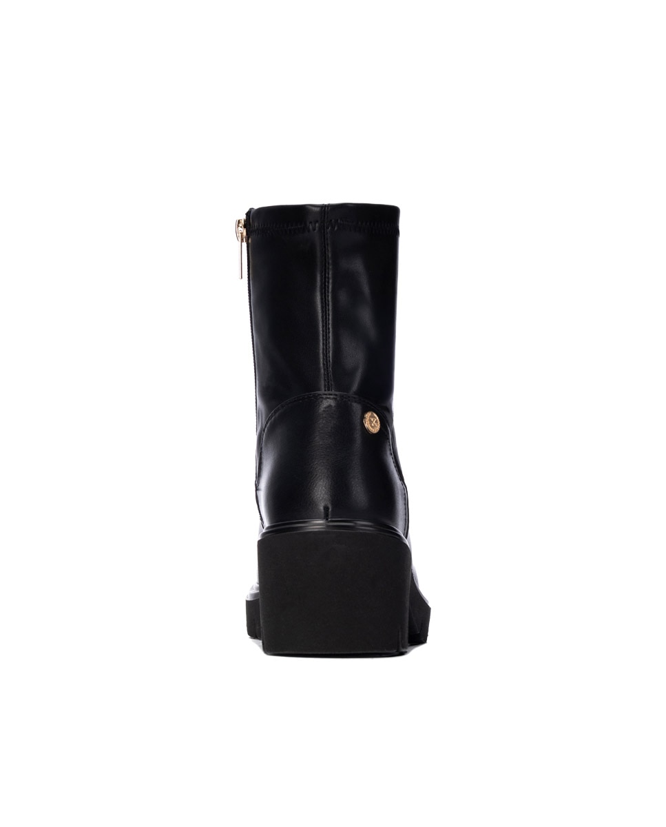 Botines de mujer con cremallera - Xti - Negro Negro-8