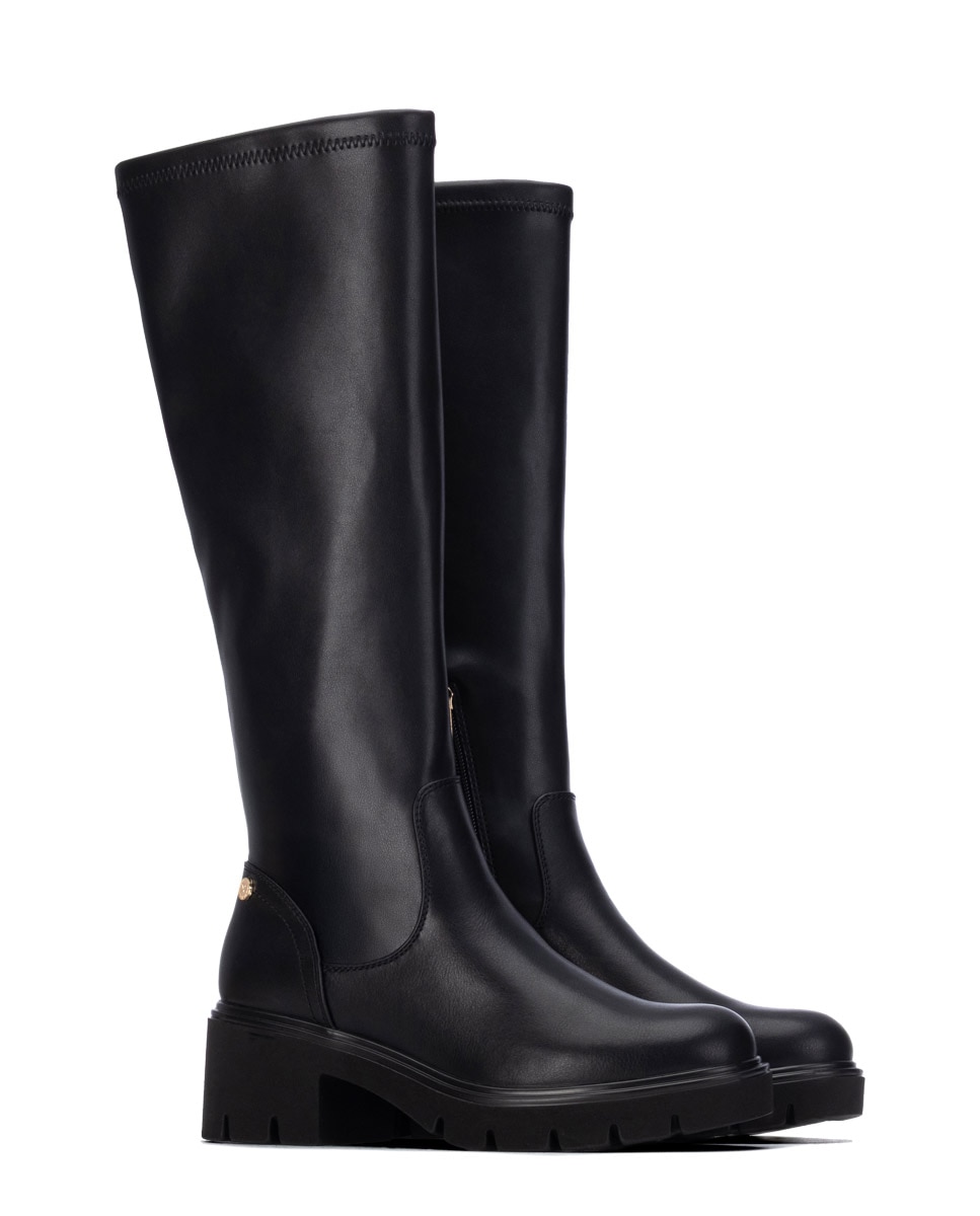 Bota de mujer con tacón ancho - Xti - Negro Negro-9