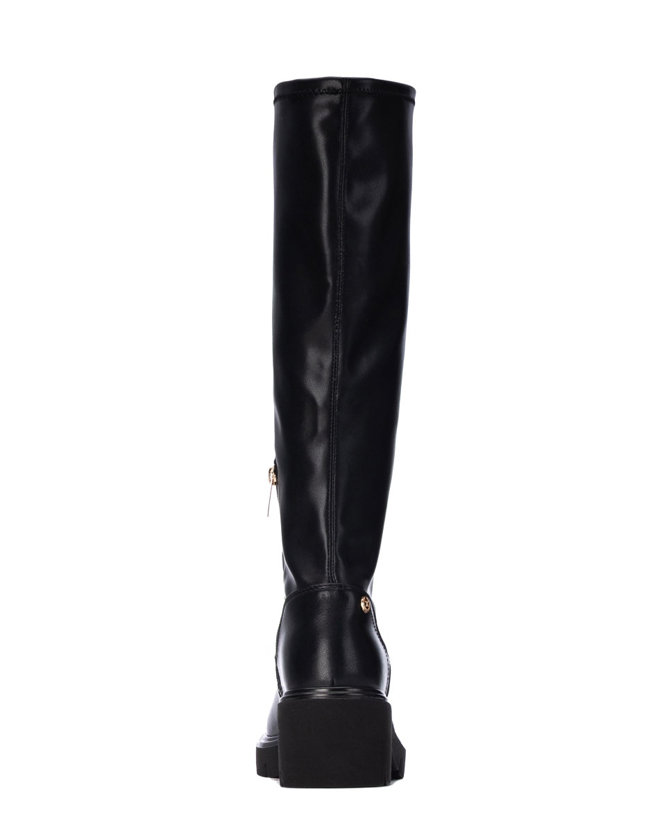 Bota de mujer con tacón ancho - Xti - Negro Negro-5