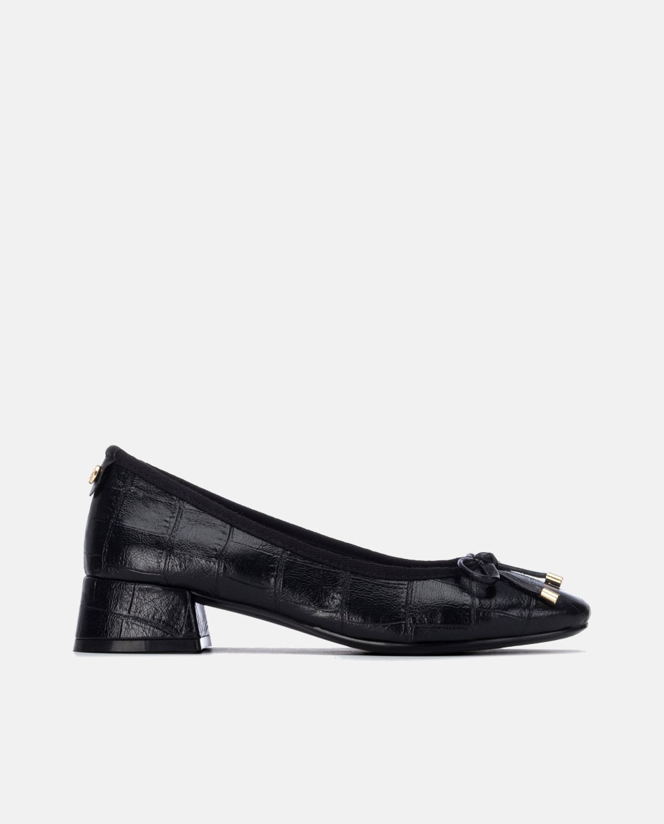Bailarinas con tacón de mujer con tacón bajo - Xti - Negro Negro-1