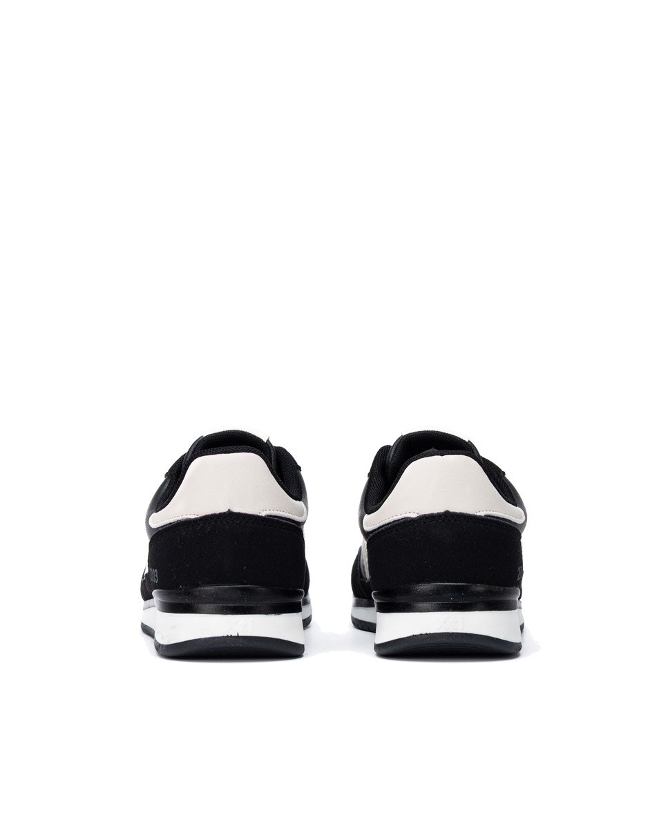 Zapatilla de mujer con cordones - Xti - Negro Negro-5