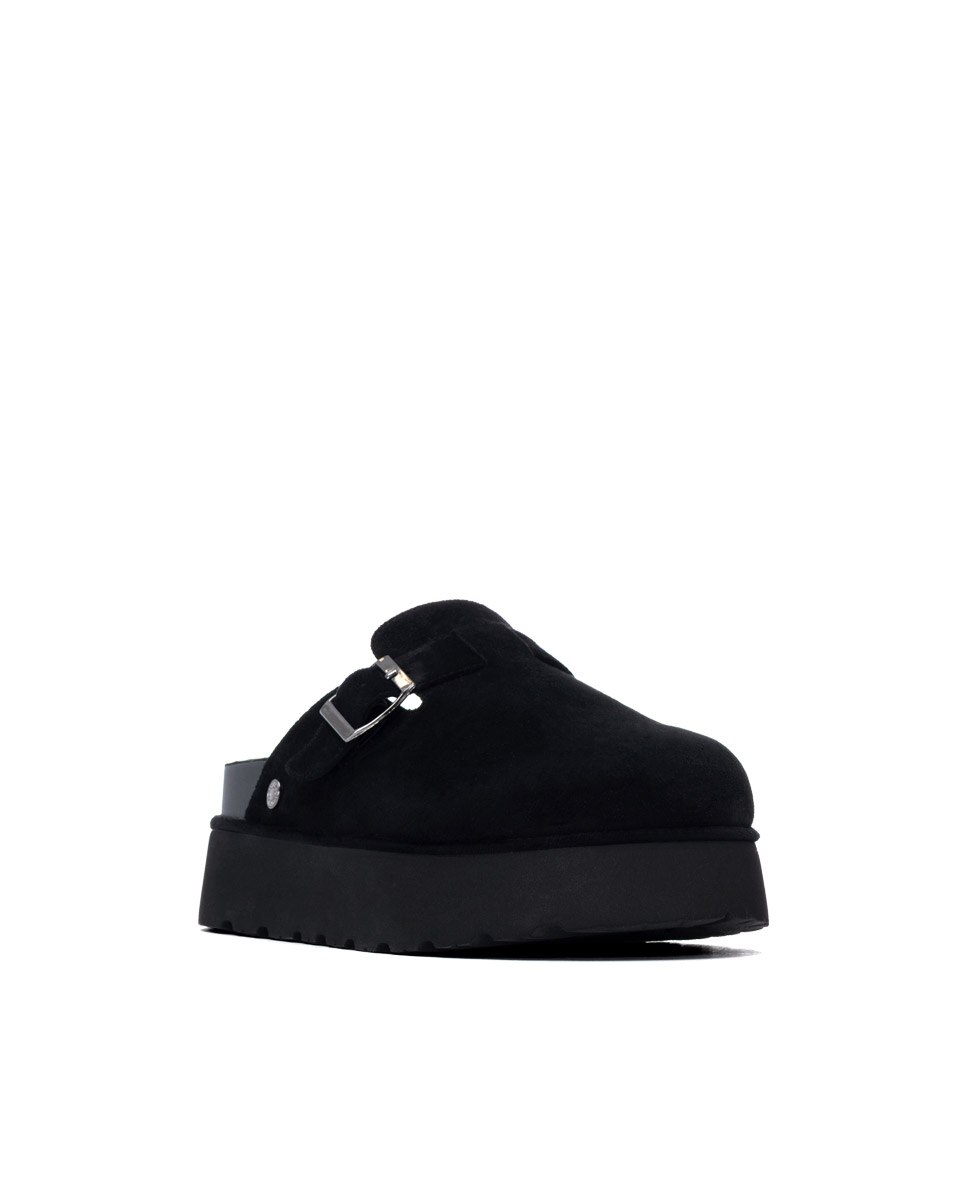 Zueco de mujer con hebilla - Refresh - Negro Negro-3