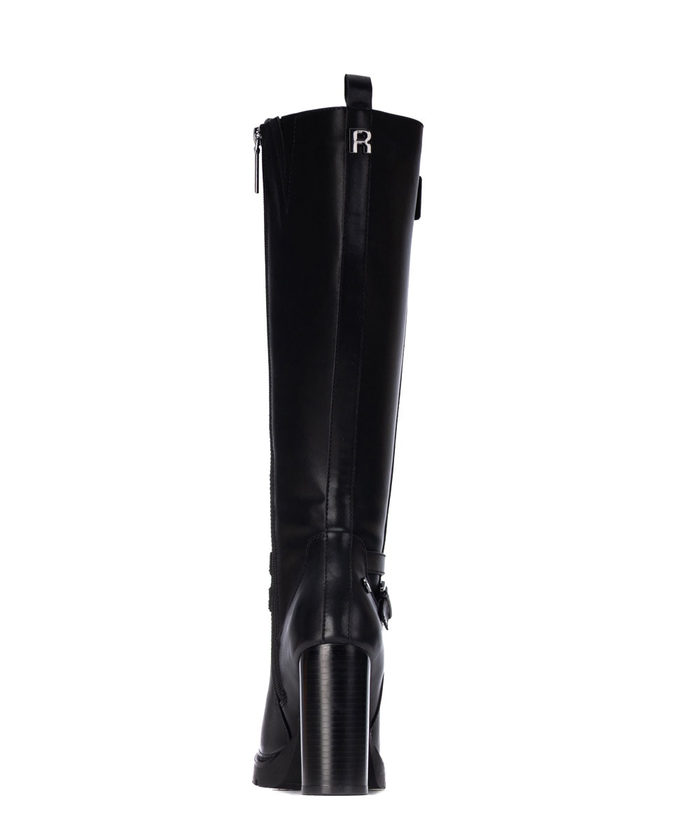 Bota de mujer con cremallera - Refresh - Negro Negro-5