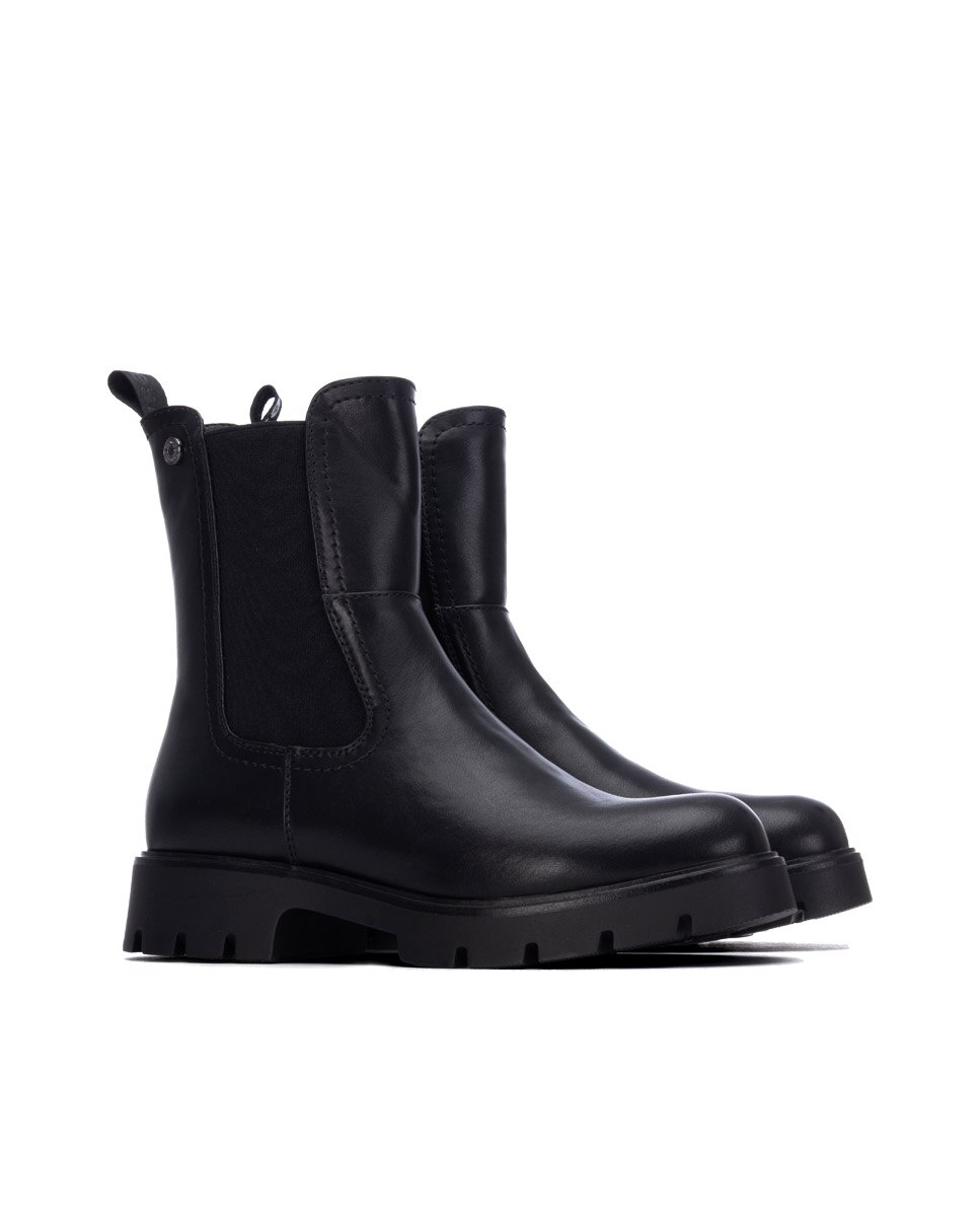 Botín de mujer chelsea - Refresh - Negro Negro-4