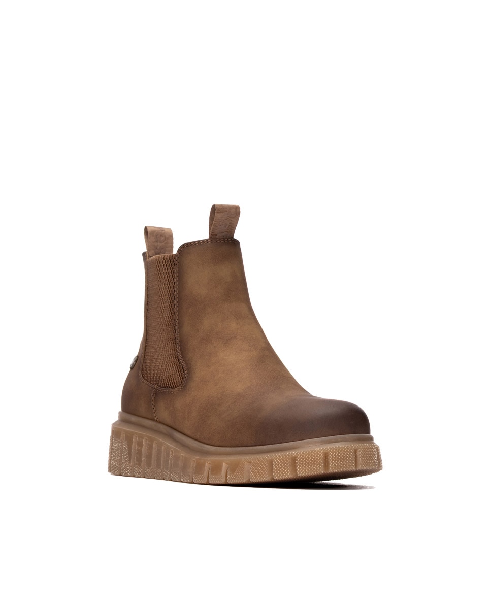 Botín de mujer chelsea - Refresh - Camel Camel-3
