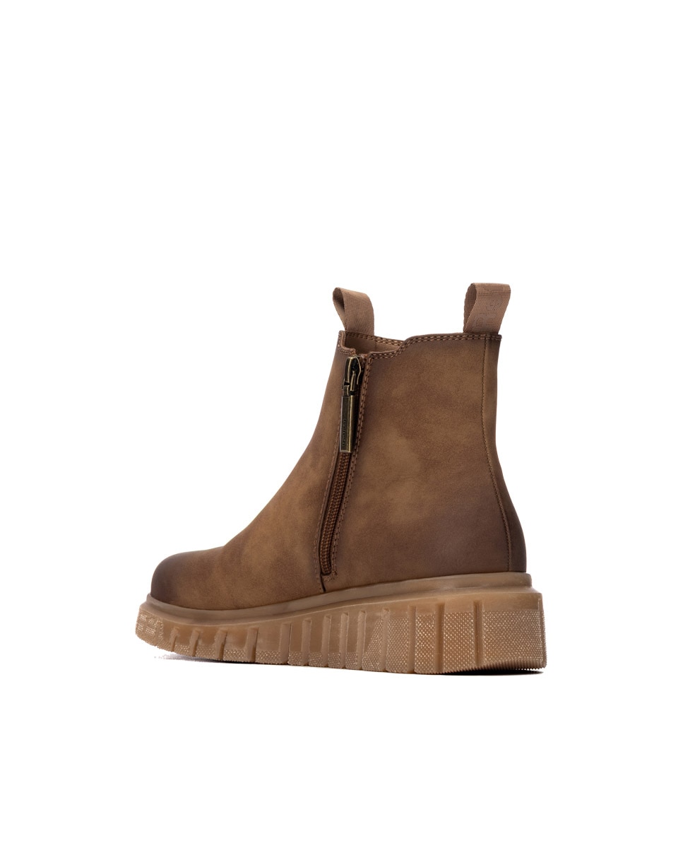 Botín de mujer chelsea - Refresh - Camel Camel-2