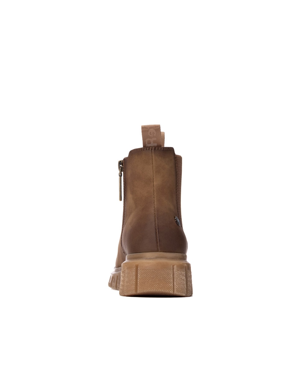 Botín de mujer chelsea - Refresh - Camel Camel-5