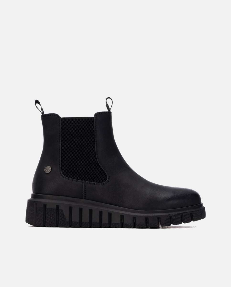 Botín de mujer chelsea - Refresh - Negro Negro-1