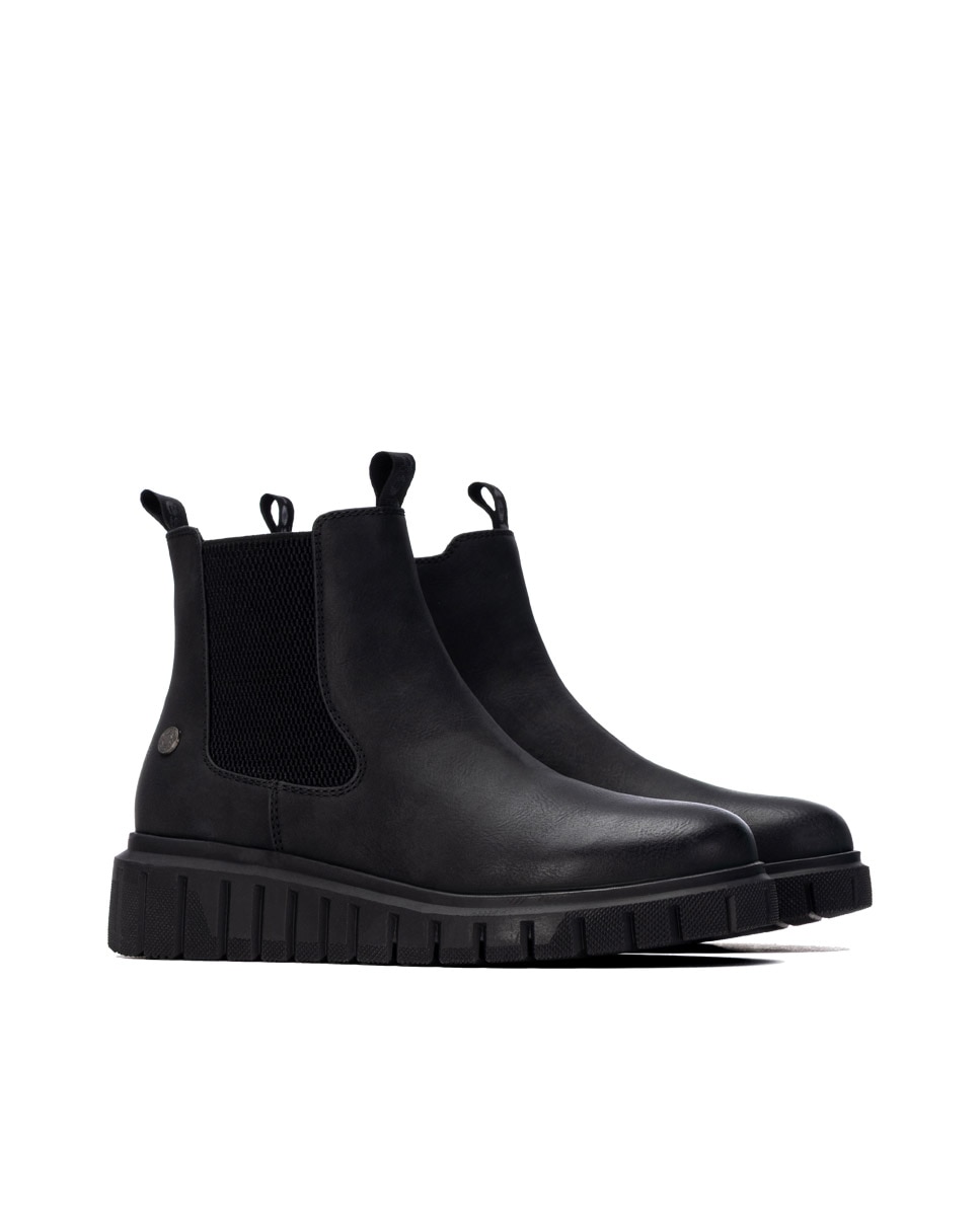 Botín de mujer chelsea - Refresh - Negro Negro-4