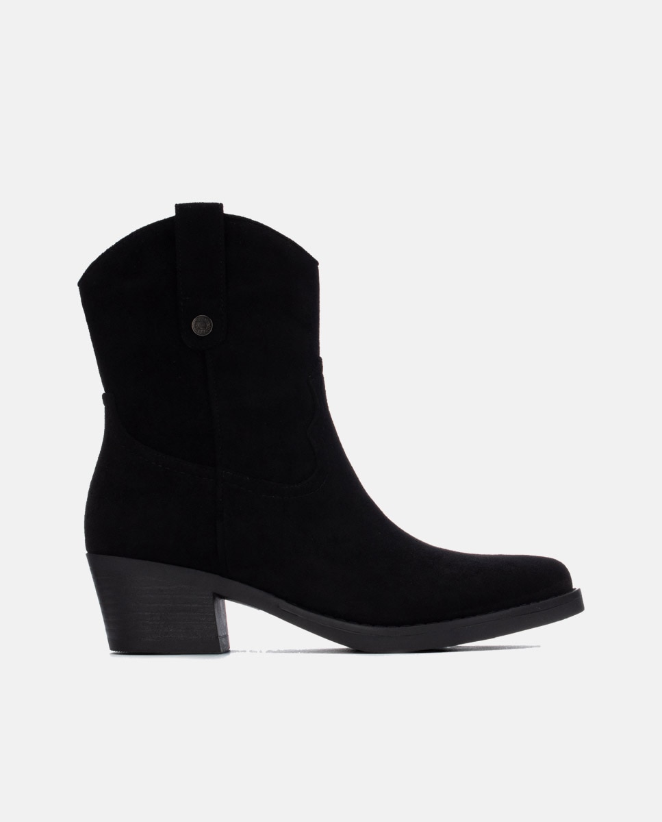Botín de mujer cowboy - Refresh - Negro Negro-1
