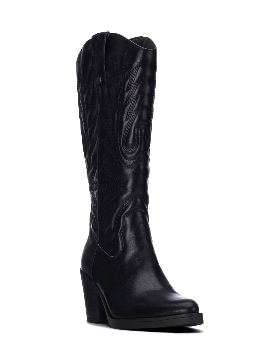 Bota de mujer cowboy - Refresh - Negro Negro-2