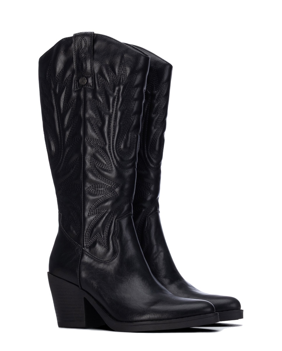 Bota de mujer cowboy - Refresh - Negro Negro-5