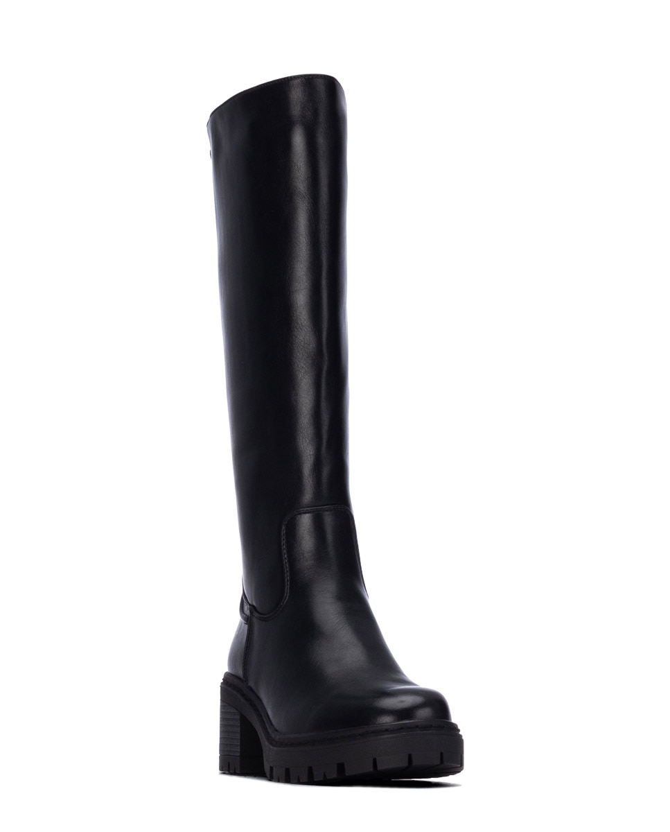 Bota de mujer con cremallera - Refresh - Negro Negro-2