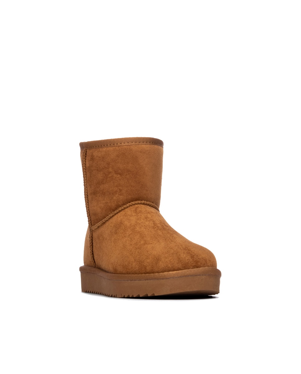 Botines con pelo de mujer australianos - Refresh - Camel Camel-3