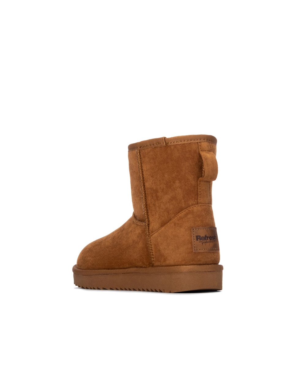 Botines con pelo de mujer australianos - Refresh - Camel Camel-2