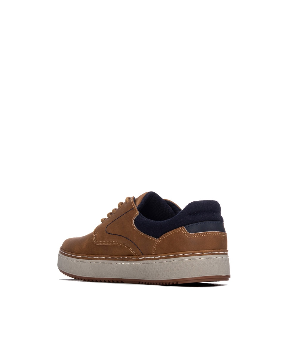 Zapatilla de hombre con cordones - Refresh - Camel Camel-2