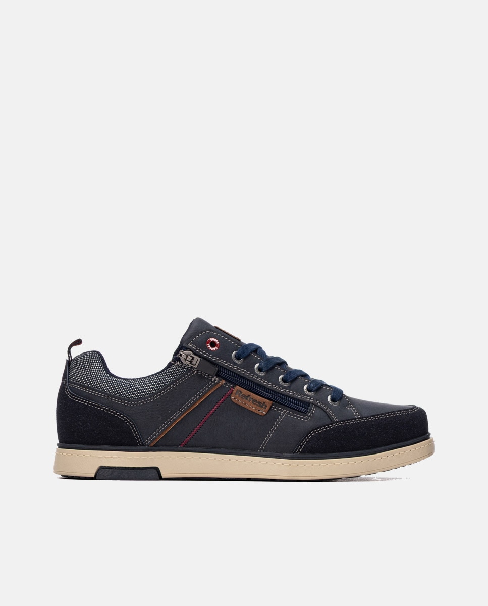 Imagen 0 de Zapatilla de hombre con cordones Azul
