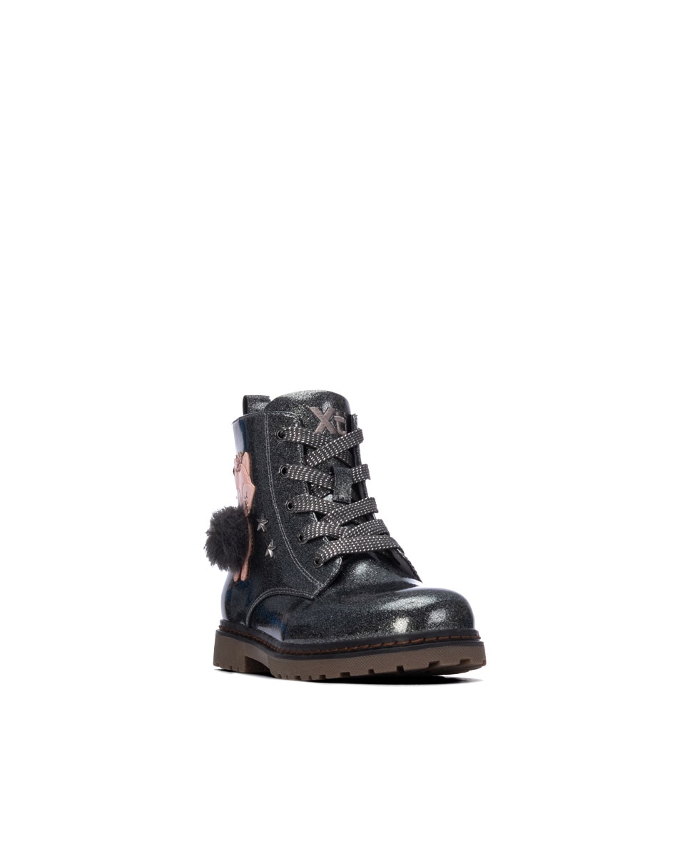 Imagen 2 de Botín de niña con cordones s - Xti - Gris Gris