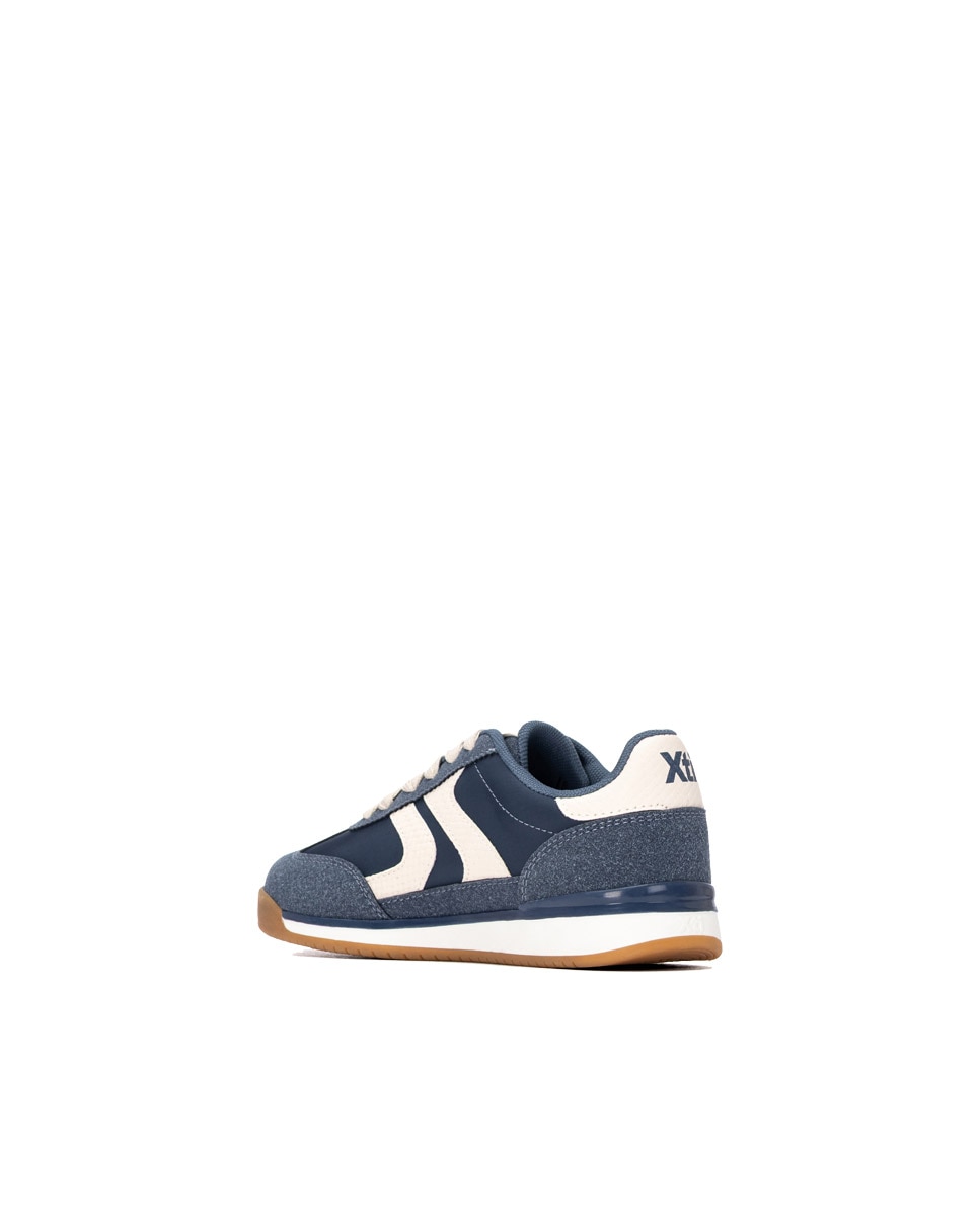 Zapatilla de niña con cordones - Xti - Azul Azul-3