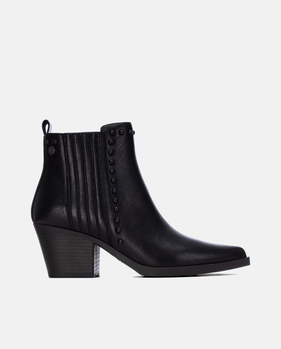 Botín de mujer con tacón - Xti - Negro Negro-1