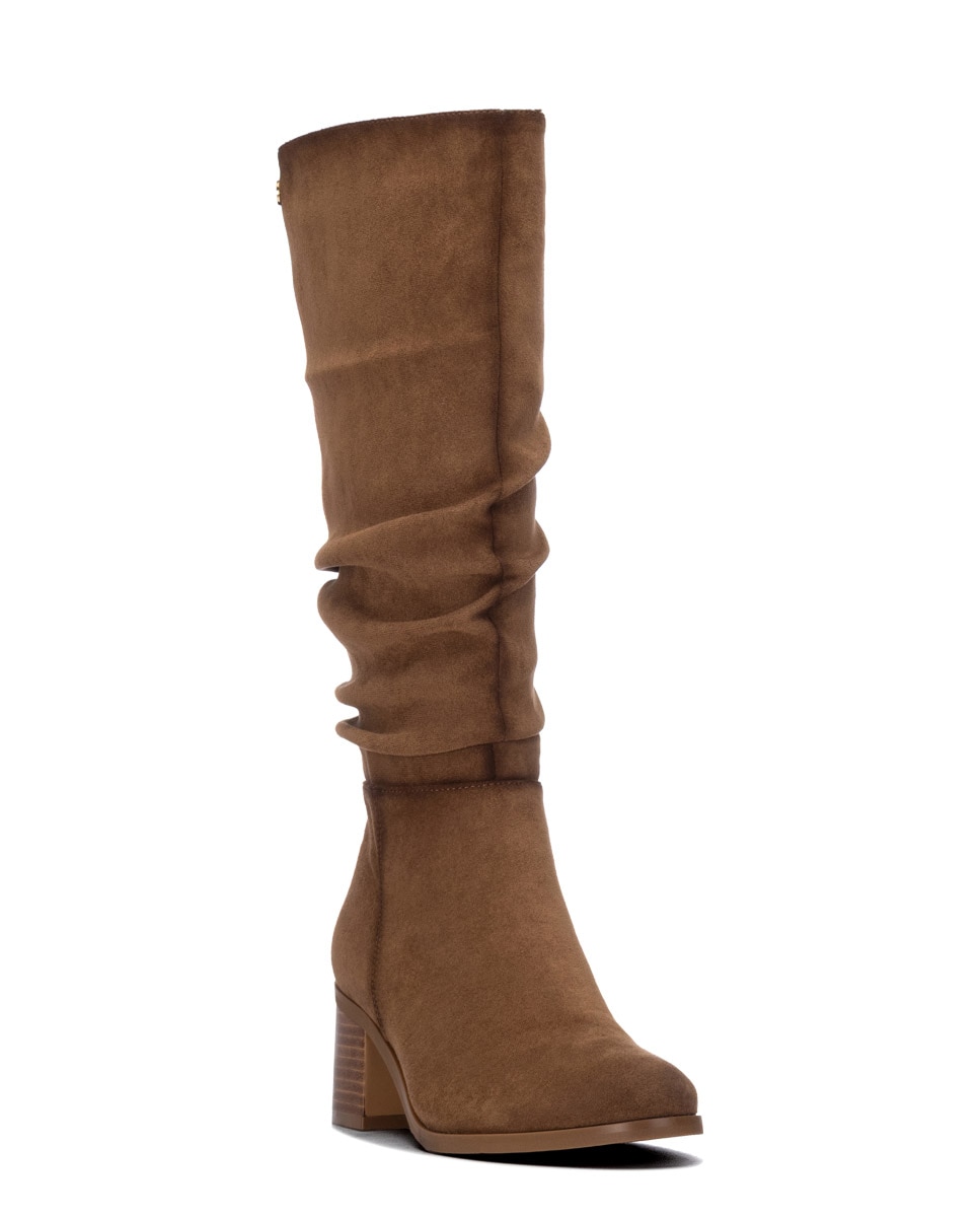 Bota de mujer con tacón ancho - Xti - Camel Camel-4