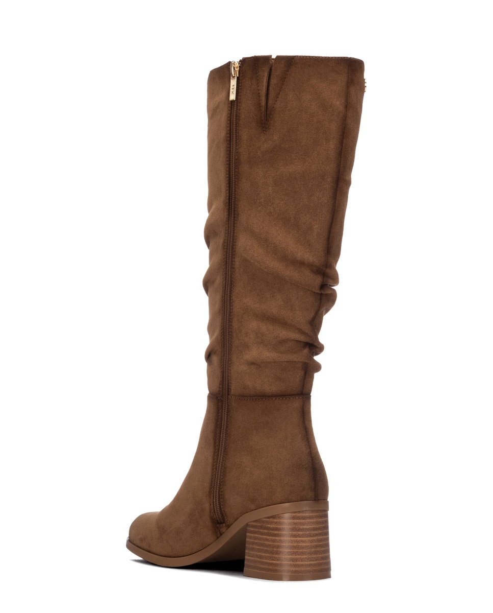 Bota de mujer con tacón ancho - Xti - Camel Camel-3
