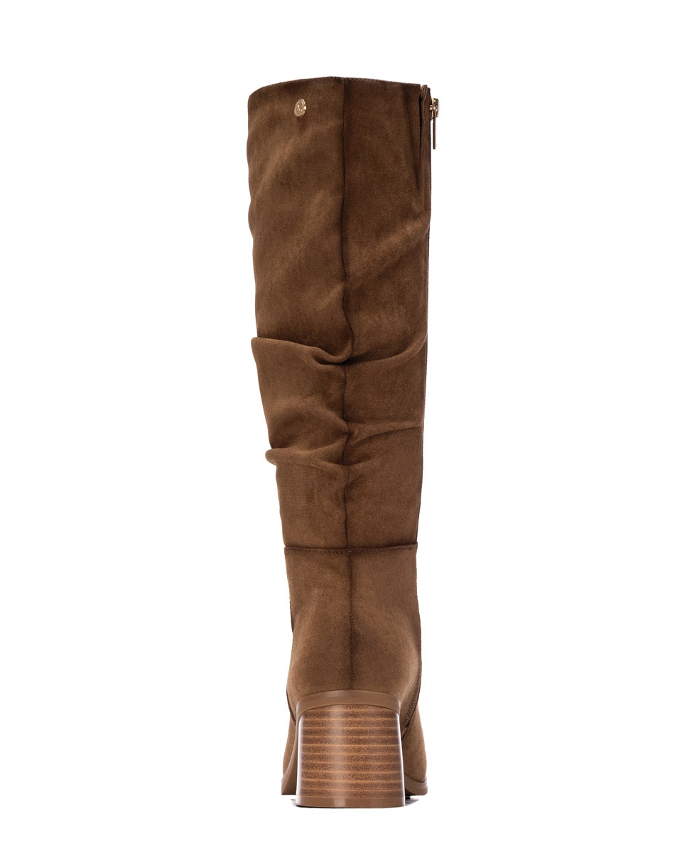 Bota de mujer con tacón ancho - Xti - Camel Camel-2