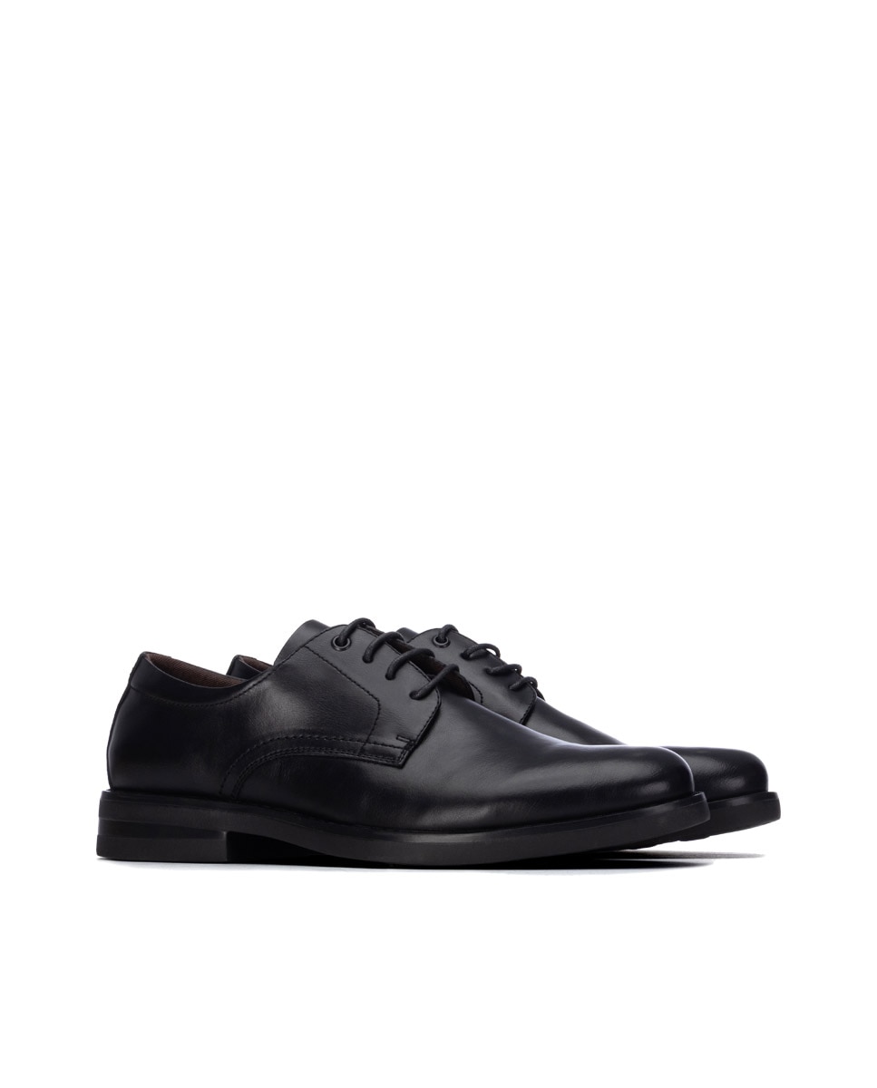 Zapato de hombre con cordones - Xti - Negro Negro-4