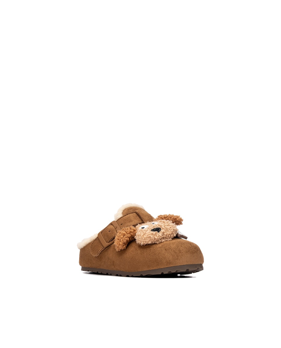 Zueco de niños con pelo - Xti - Camel Camel-2