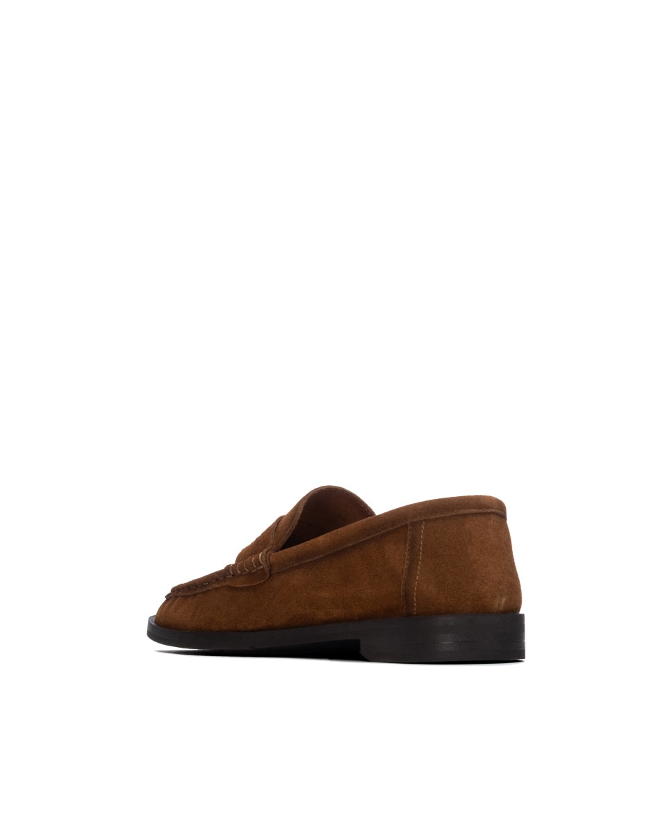 Mocasín de mujer de piel - Carmela - Camel Camel-2