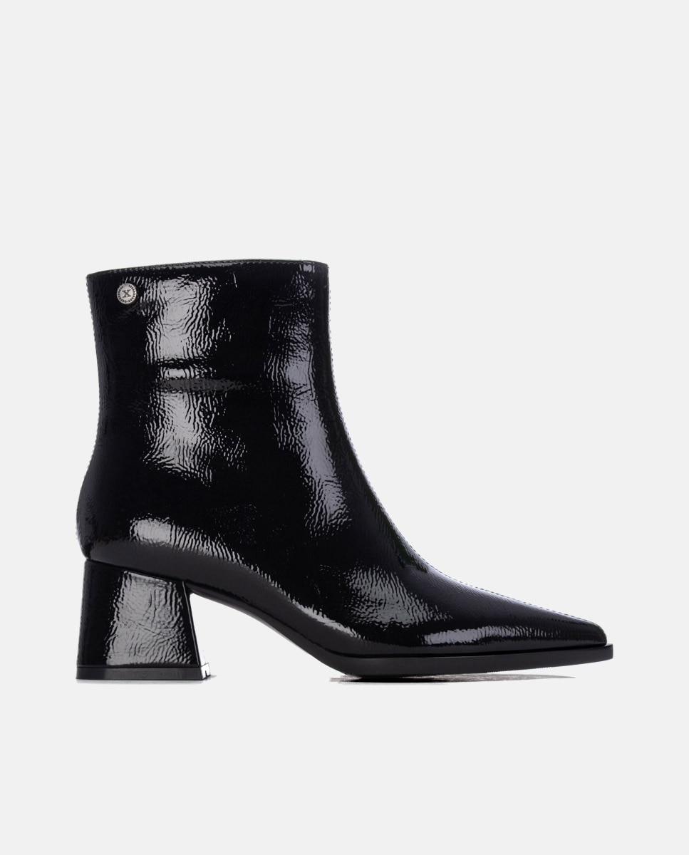 Botines de mujer con cremallera - Xti - Negro Negro-1