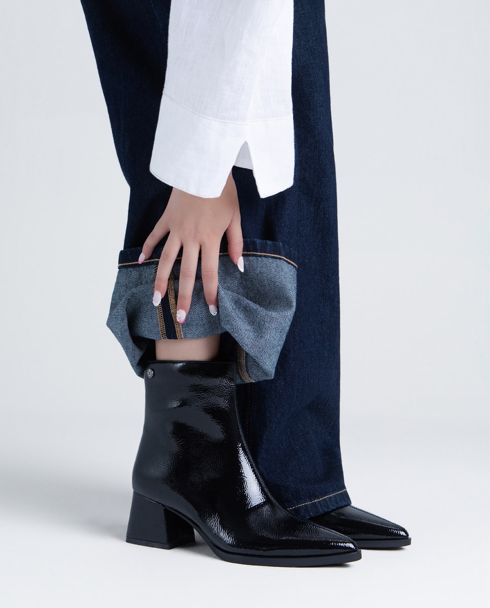 Botines de mujer con cremallera - Xti - Negro Negro-2