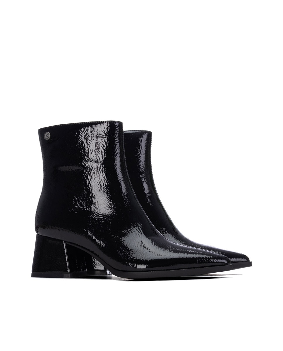 Botines de mujer con cremallera - Xti - Negro Negro-5