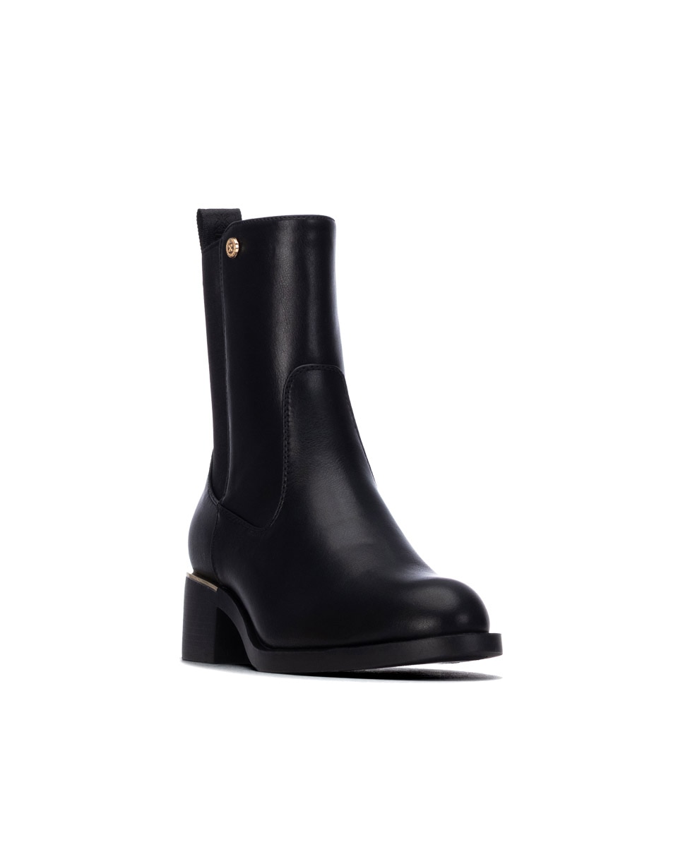 Botines de mujer con tacón - Xti - Negro Negro-3