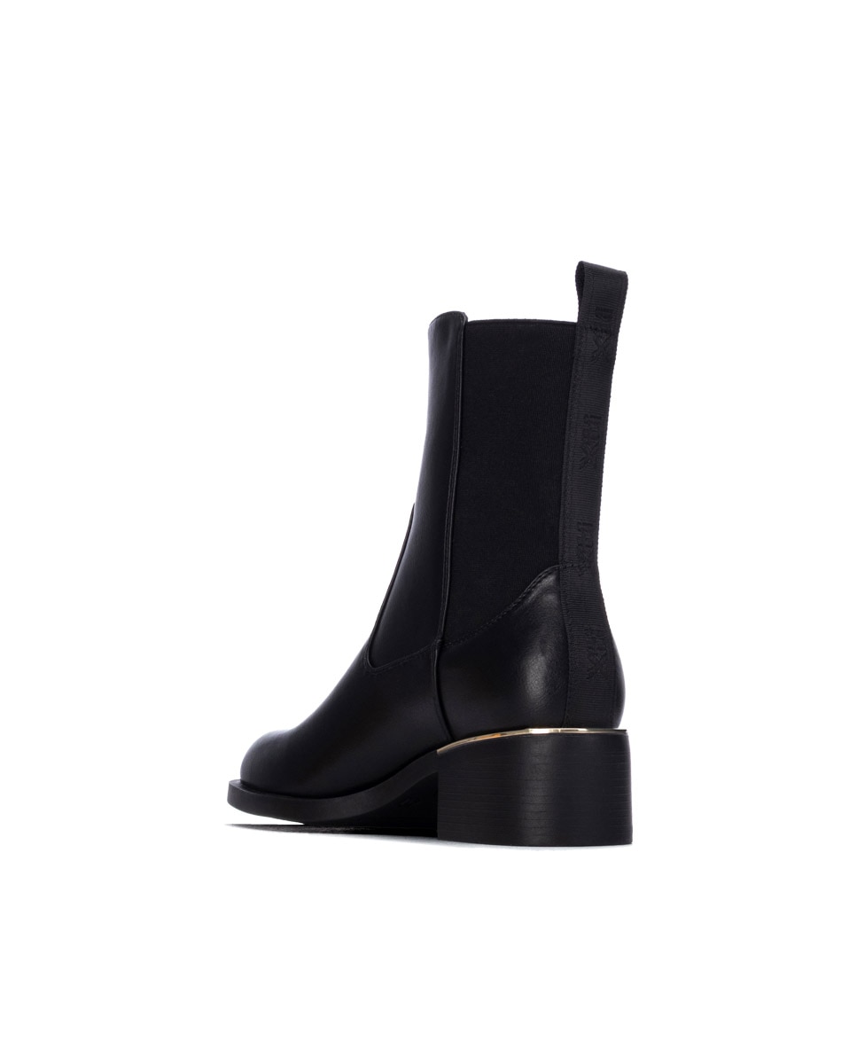 Botines de mujer con tacón - Xti - Negro Negro-4
