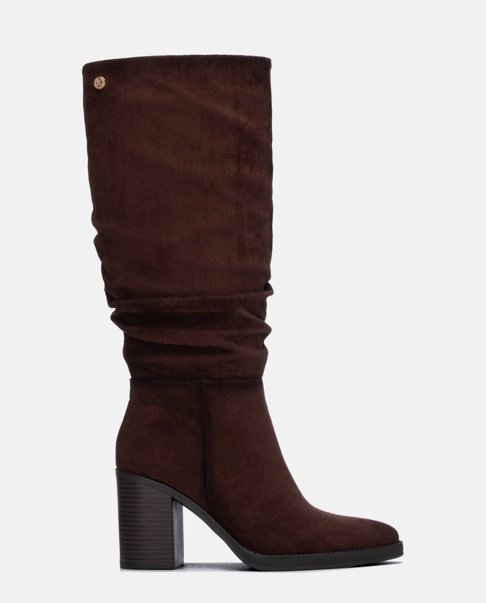 Bota de mujer con tacón alto - Xti - Marrón Marrón-1
