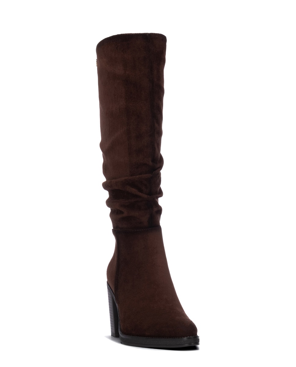 Bota de mujer con tacón alto - Xti - Marrón Marrón-3