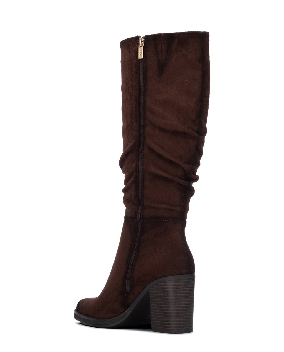 Bota de mujer con tacón alto - Xti - Marrón Marrón-5