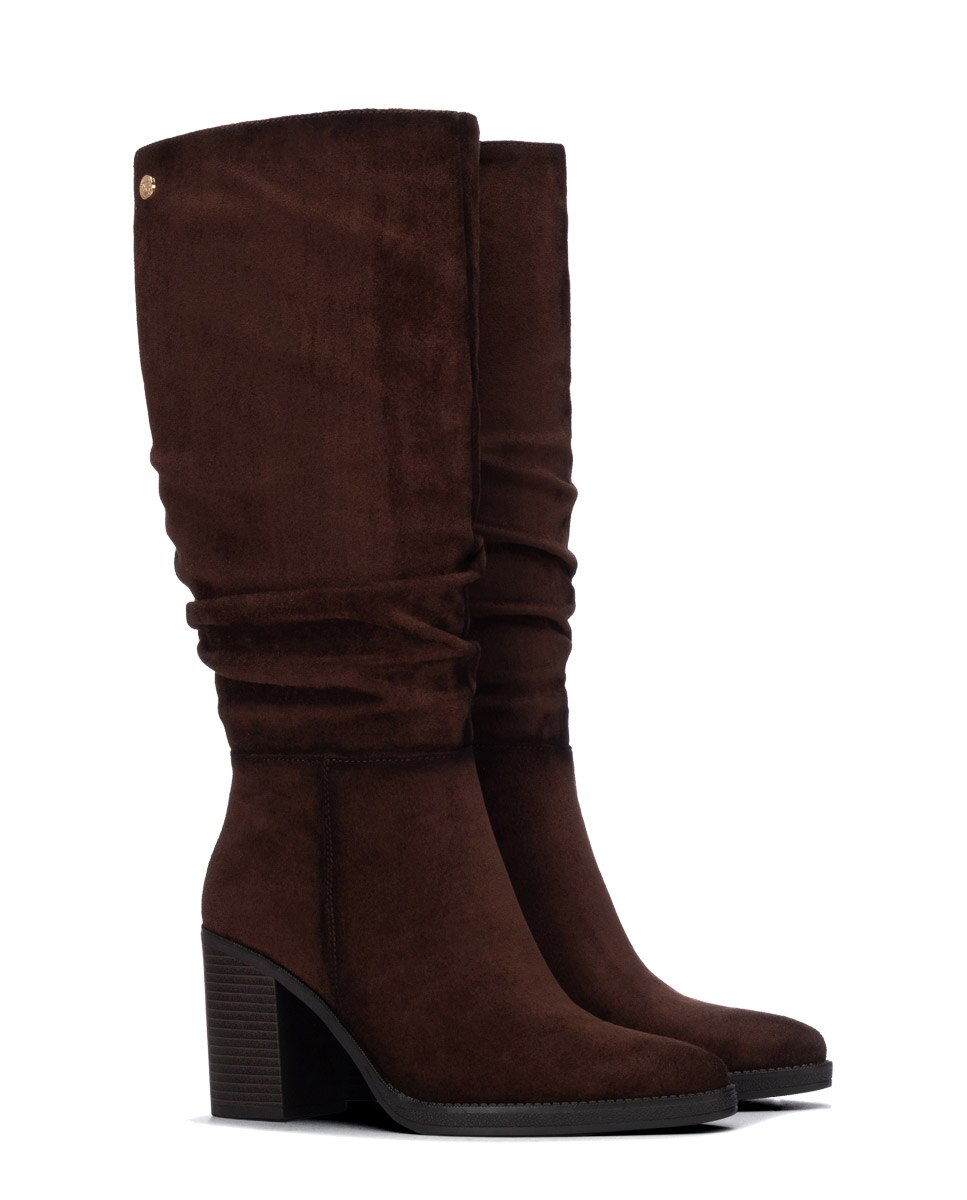 Bota de mujer con tacón alto - Xti - Marrón Marrón-6