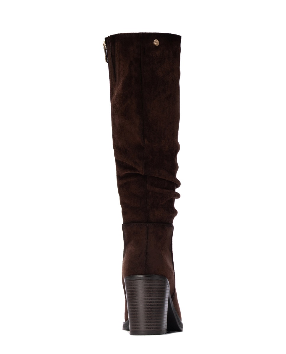 Bota de mujer con tacón alto - Xti - Marrón Marrón-8