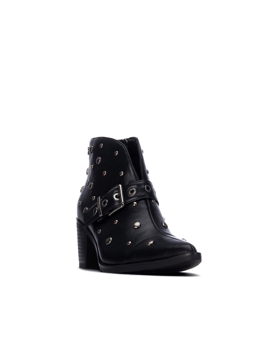 Botines de mujer con hebilla - Xti - Negro Negro-3