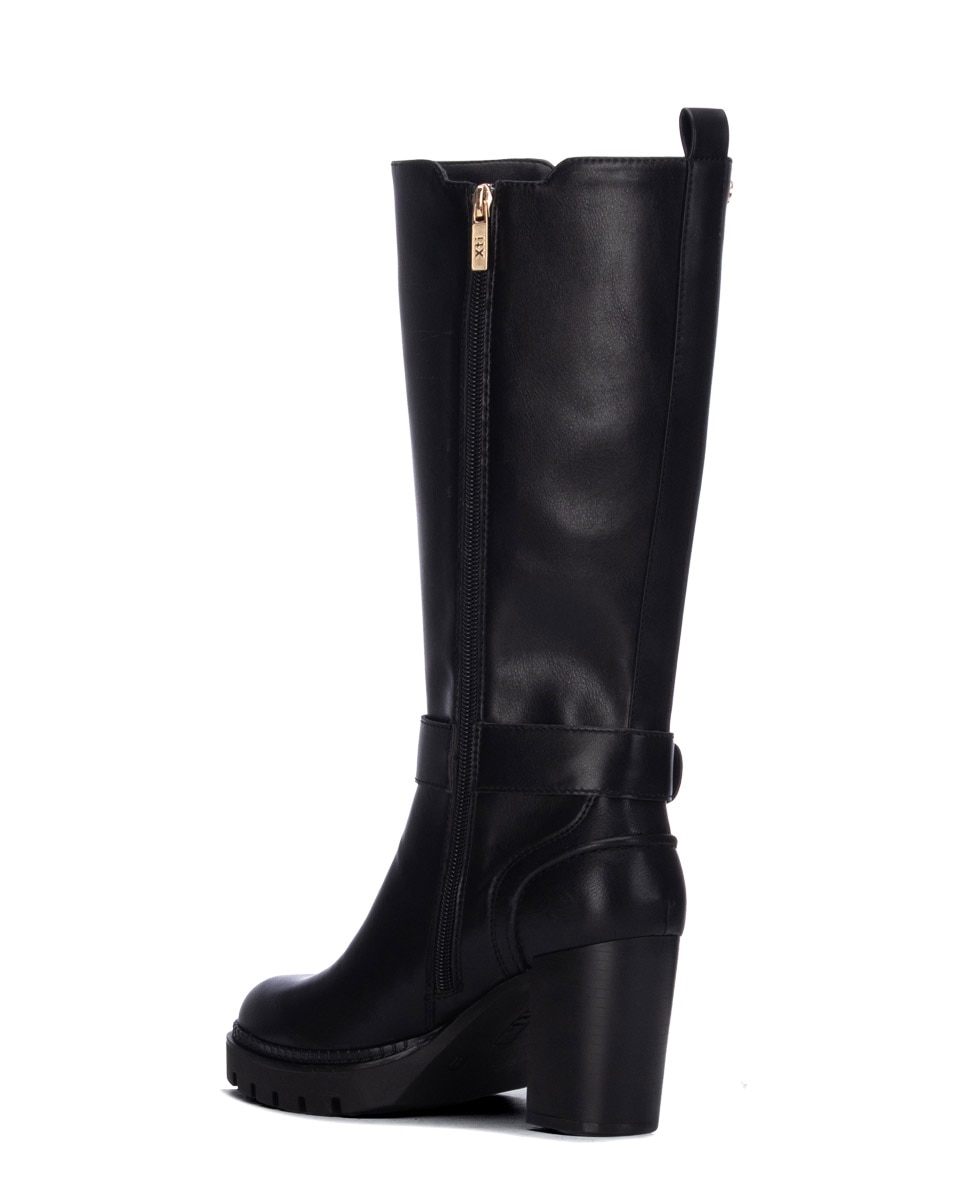 Bota de mujer con tacón alto - Xti - Negro Negro-2