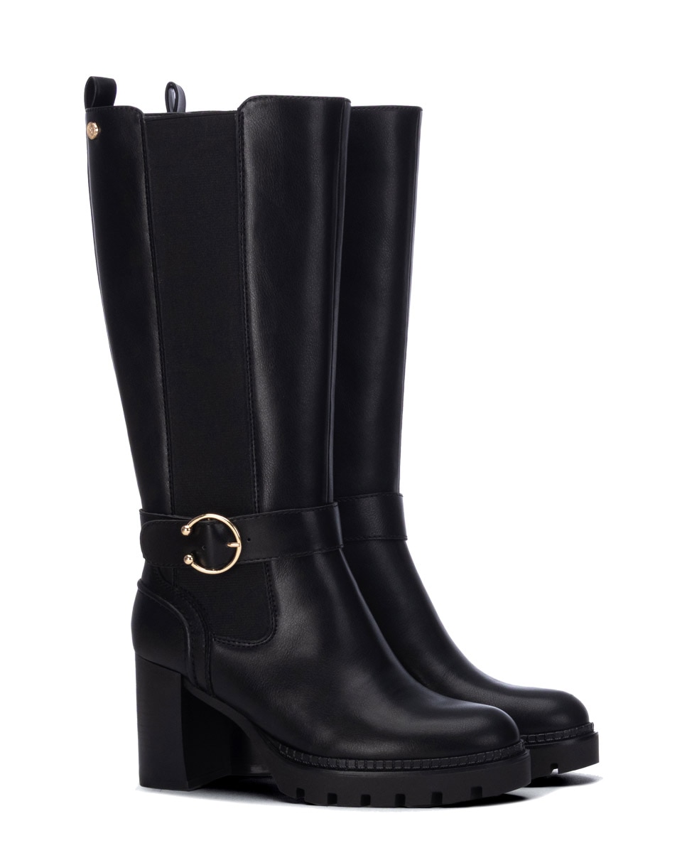 Bota de mujer con tacón alto - Xti - Negro Negro-4