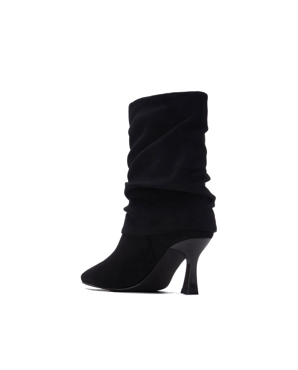 Botines de mujer con tacón - Xti - Negro Negro-4