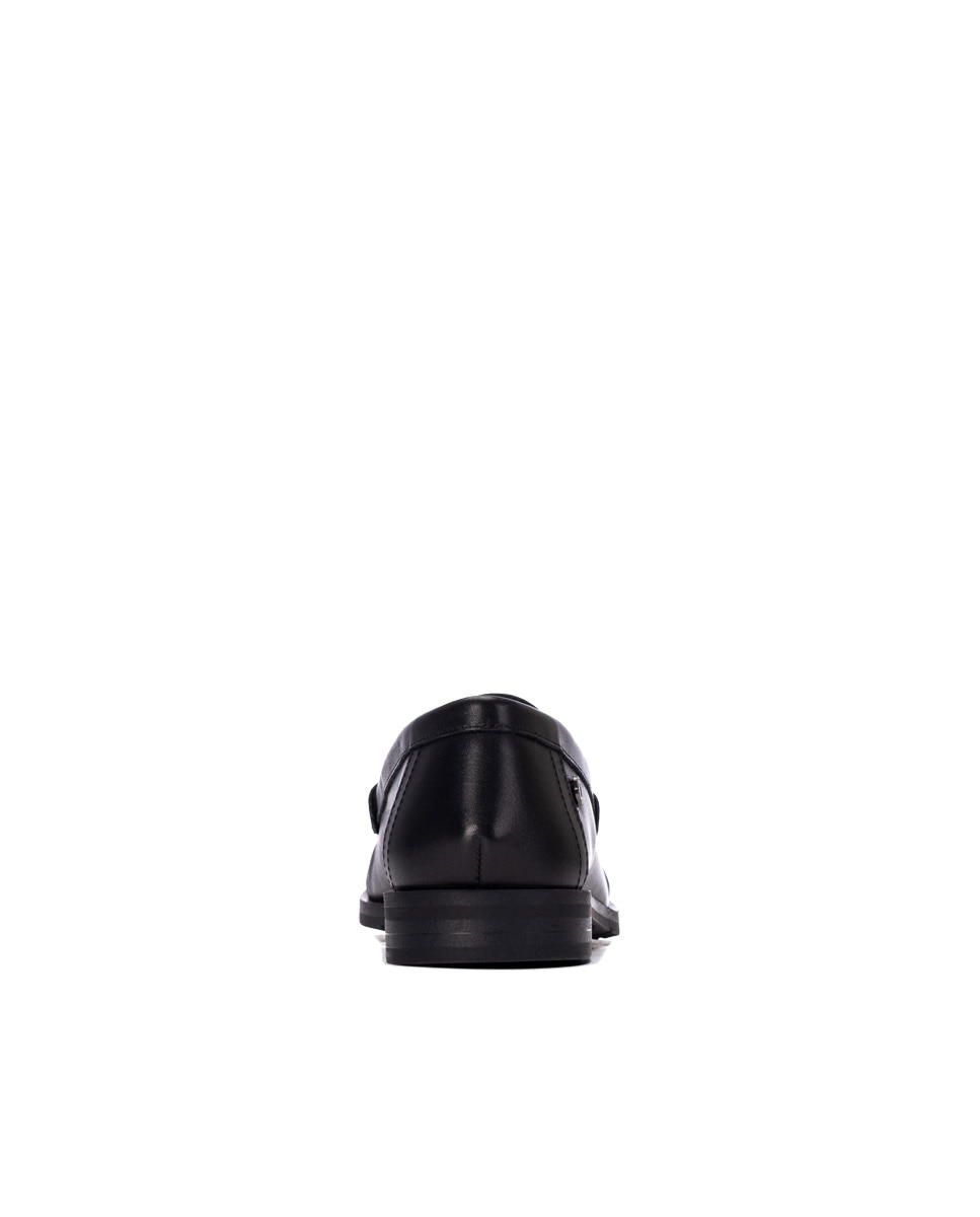 Mocasín de mujer de piel - Carmela - Negro Negro-4