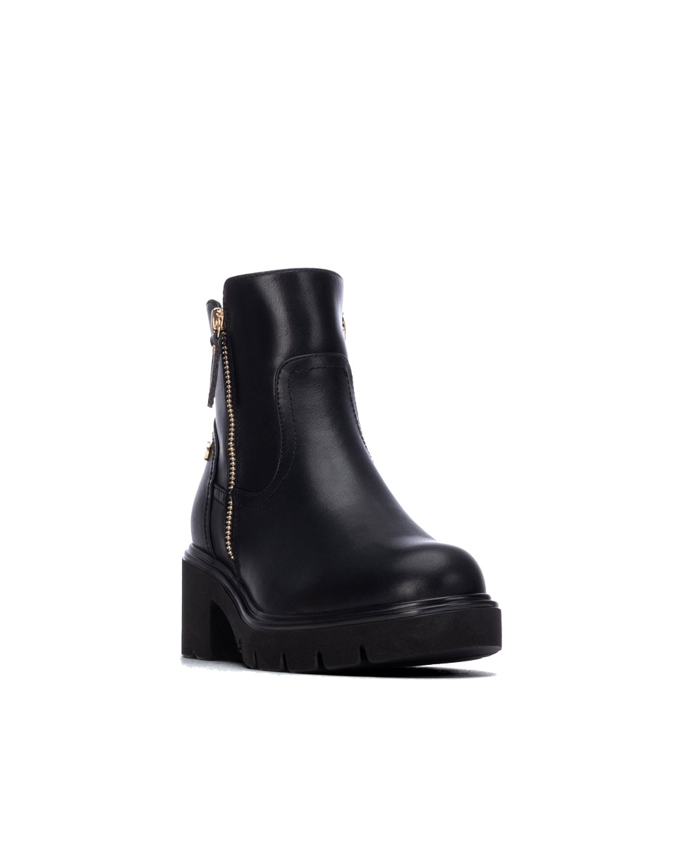 Botines de mujer con cremallera - Xti - Negro Negro-3
